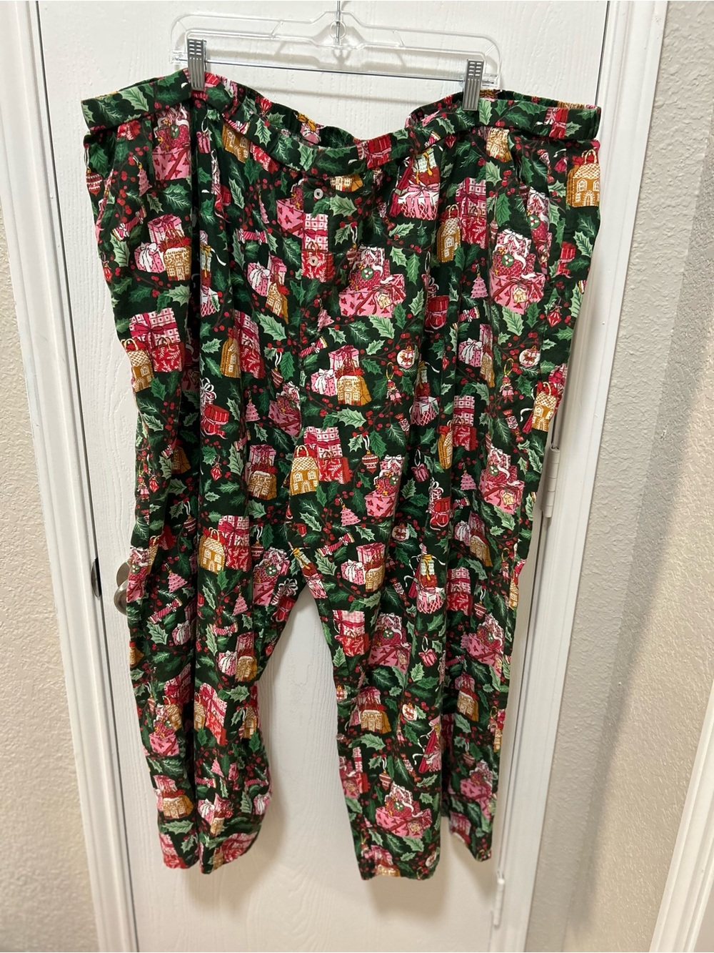 Print Fresh Christmas Pattern Pajama Pants Plus Size 5X Woman’s